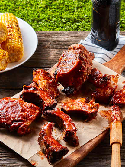 Baby Back Ribs with Stout Beer BBQ Sauce