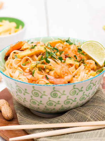 Pad Thai de camarão
