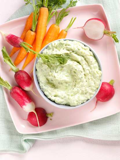 Fava Bean and Goat Cheese Dip