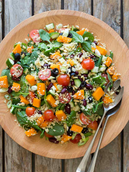 Warm Mediterranean Couscous Salad