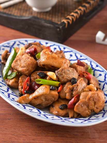 豆豉芋頭雞