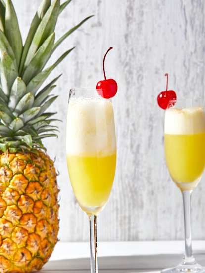 Mimosa με καρύδα και ανανά