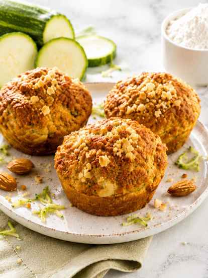 Muffins proteico de abobrinha