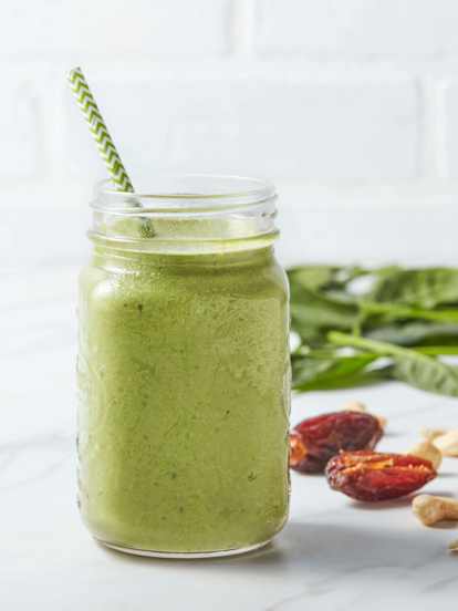 Groene smoothie met Kokos en Chai