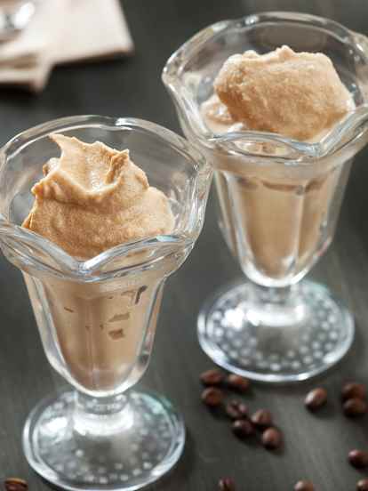 Schnelles Kaffeesorbet