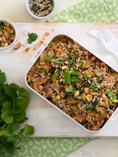 Ensalada de arroz basmati integral (Cocción de arroz)