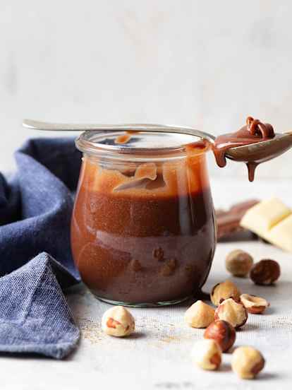 Creme de avelã e chocolate