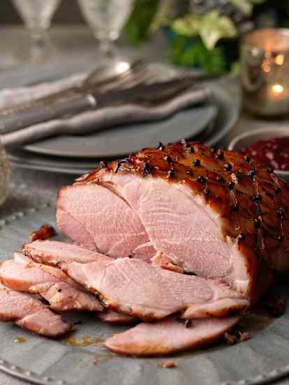 Tender glaceado com especiarias