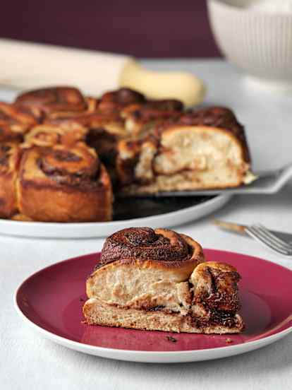 Brioche de chocolate y avellana