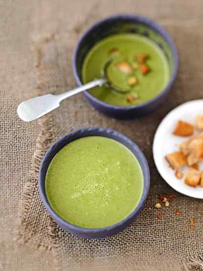 Velouté de cresson à l'ail