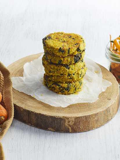 Burger di ceci e verdure