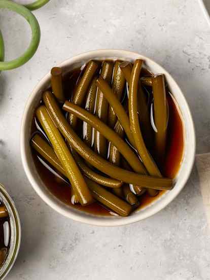 Soy Pickled Garlic Stem