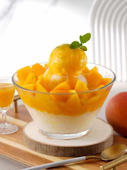 芒果牛奶雪花冰