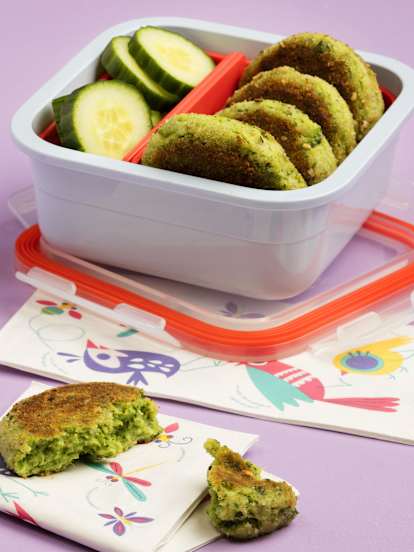 Brokkolilaibchen mit Nusskruste