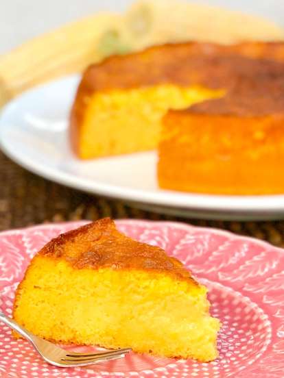 Bolo de milho cremoso