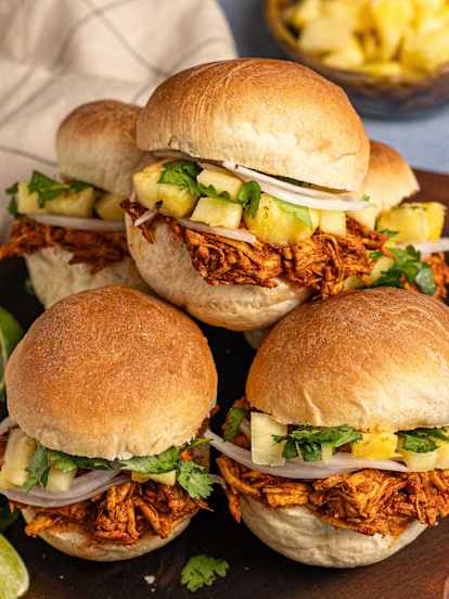 Mini tortas al pastor