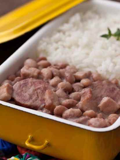 Arroz e feijão tradicional