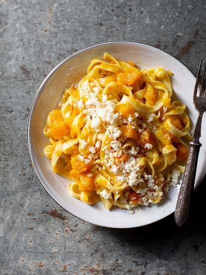 Creamy Risottata with Squash, Scamorza and Pecorino