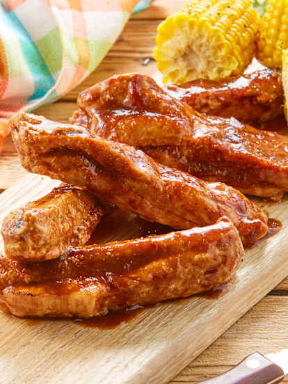 Baby Back Ribs with Chipotle BBQ Sauce