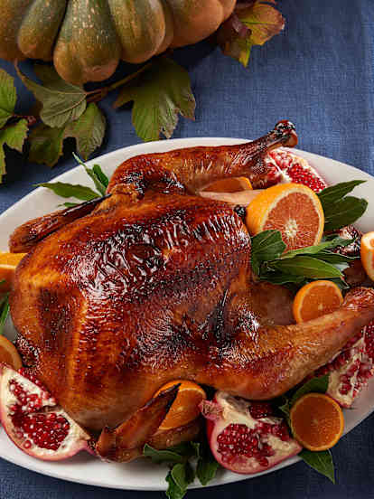Bourbon Butter Basted Roast Turkey