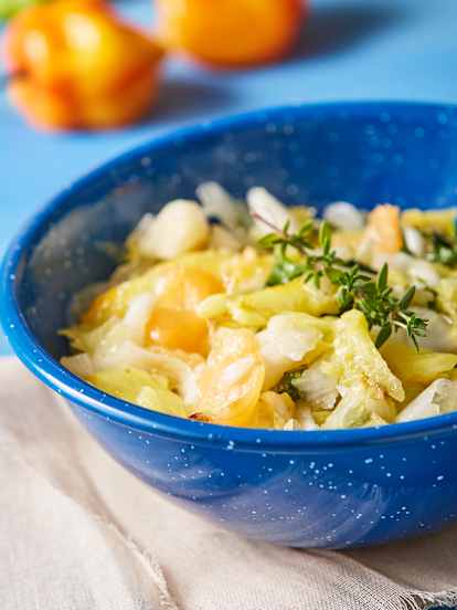 Cebollitas con chile habanero y piña