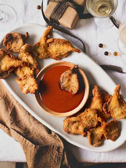 Setas bravas crujientes