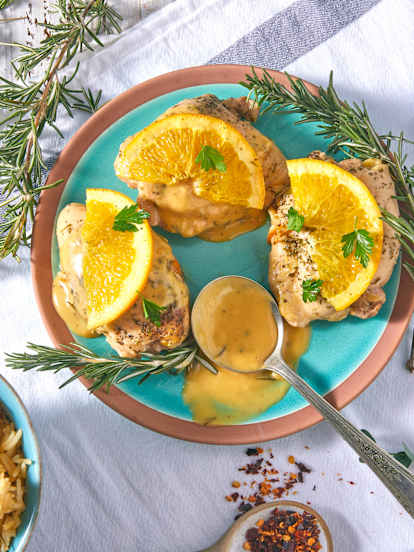 Orange Herb Chicken and Rice