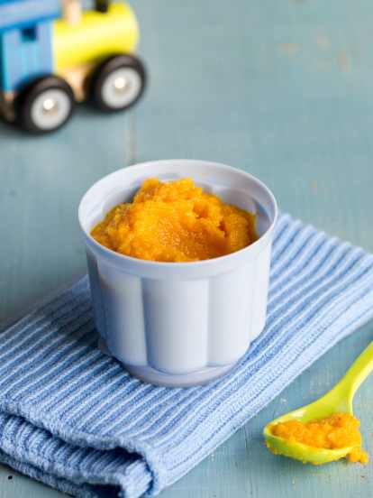 De eerste hap: Zoete Aardappel en Linzen