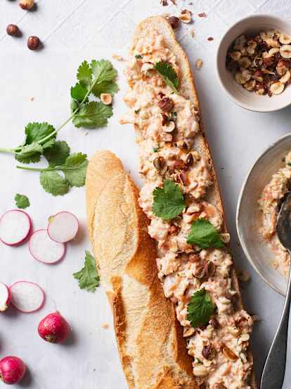 Salmon and Coleslaw Sandwich Filling