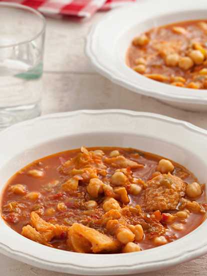 Callos con garbanzos