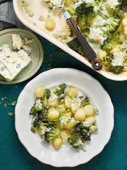 Gnocchi au brocoli et bleu