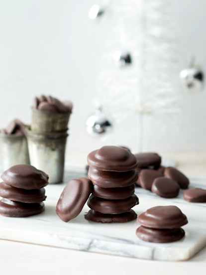 Chocolate mint thins