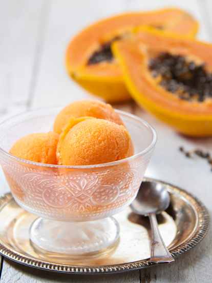Papaya Sorbet