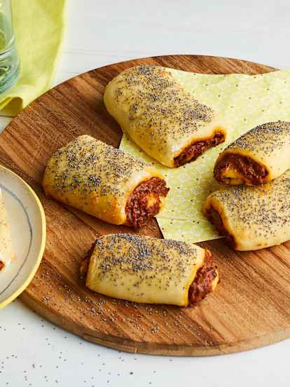 Minipizzas façon pains au chocolat