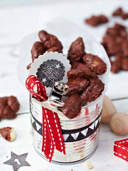 Kakaovo-kávové mandle