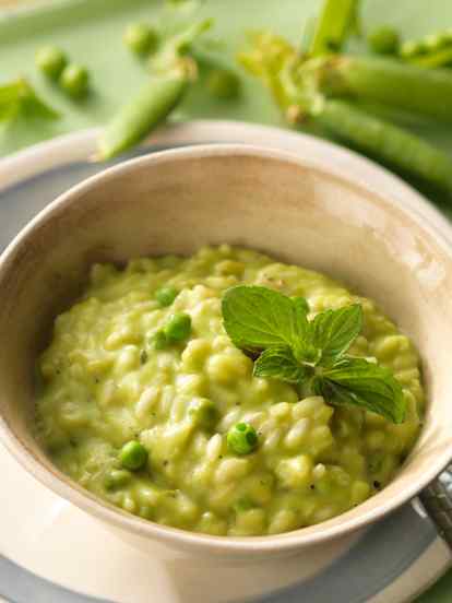 Pea and Mint Risotto