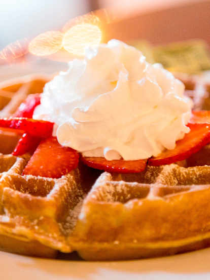 Sourdough Starter Discard Waffles