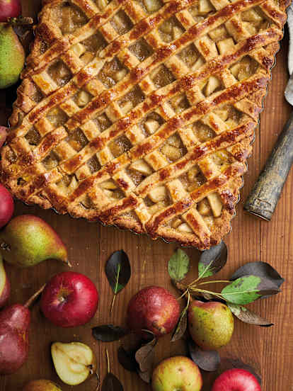 Tarte de maçã e pêra