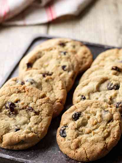 Sour Cherry and Coconut Cookies