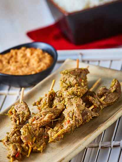 Satay de carne