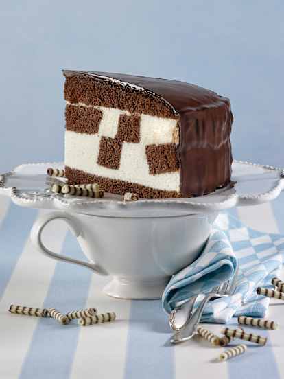Schachbrett-Torte
