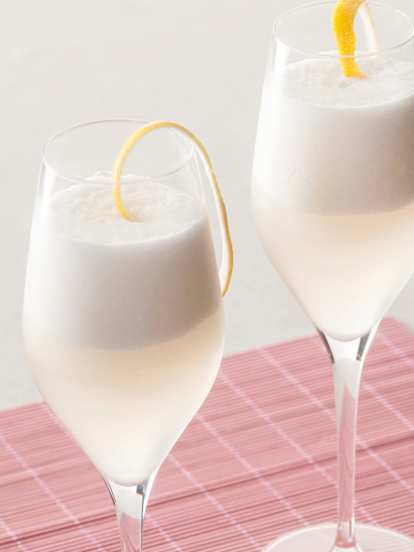 Sorbete de vino espumoso y vodka