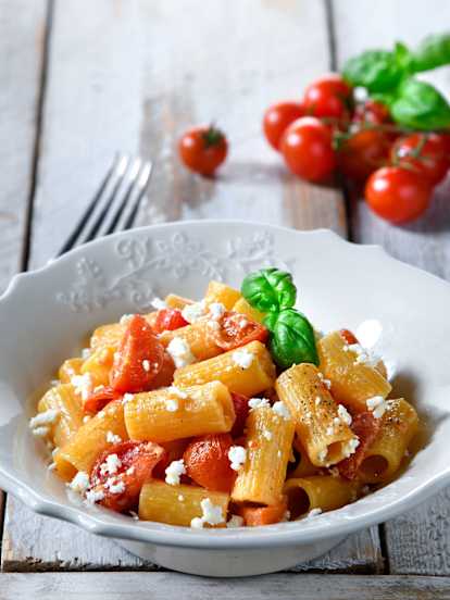 Feta and Tomato Pasta