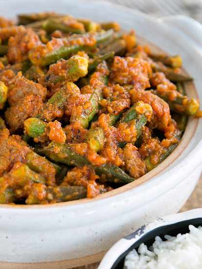 Bamia (Okra and Meat Stew)