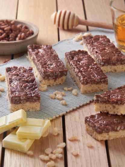 Chocolate Puffed Rice Cakes