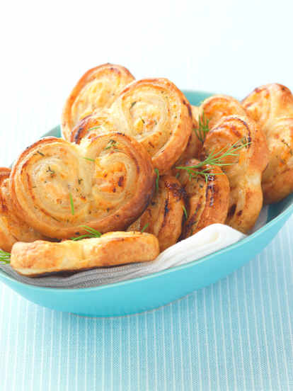 Palmiers saumon aneth