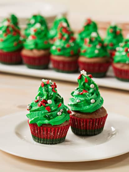 Minicupcakes de Navidad