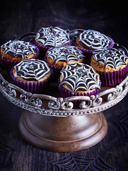 Petits gâteaux en toile d'araignée