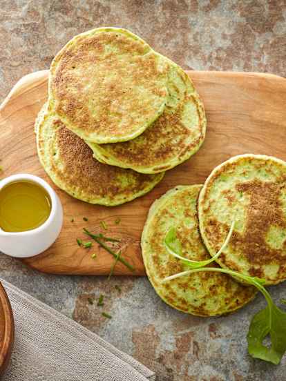 Blinis aux courgettes sans gluten