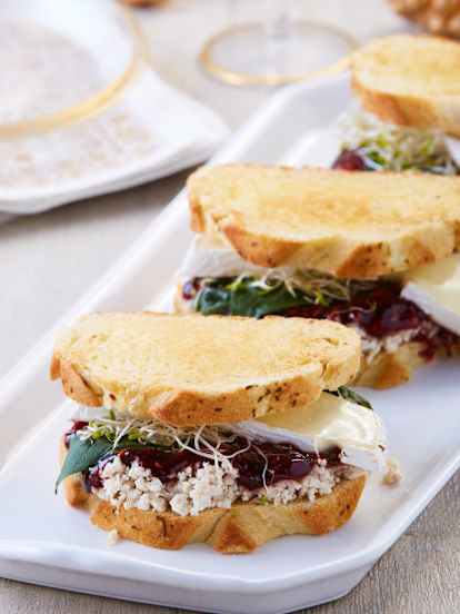 Sandwich met Kalkoen en Frambozen met Chipotle